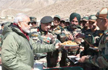 PM Modi celebrates Diwali with jawans near India-China border